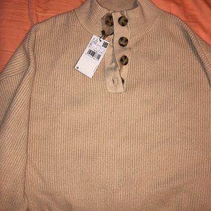 COPY - Oversized Beige Mango Sweater.